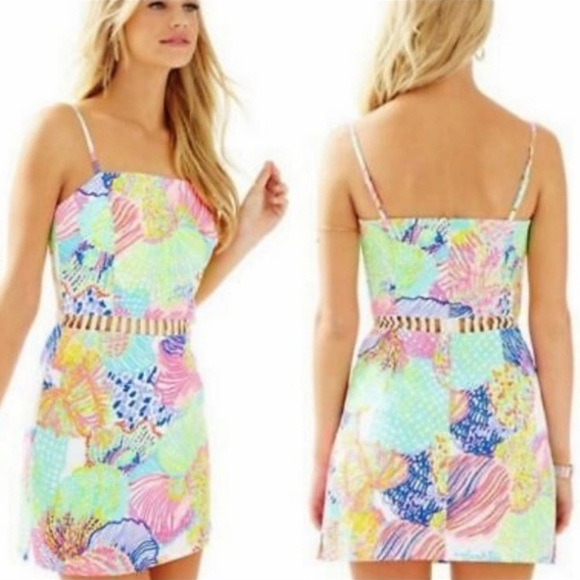 Lilly Pulitzer Ziggy Romper Multi Roar of the Seas Size 2 - Picture 10 of 10